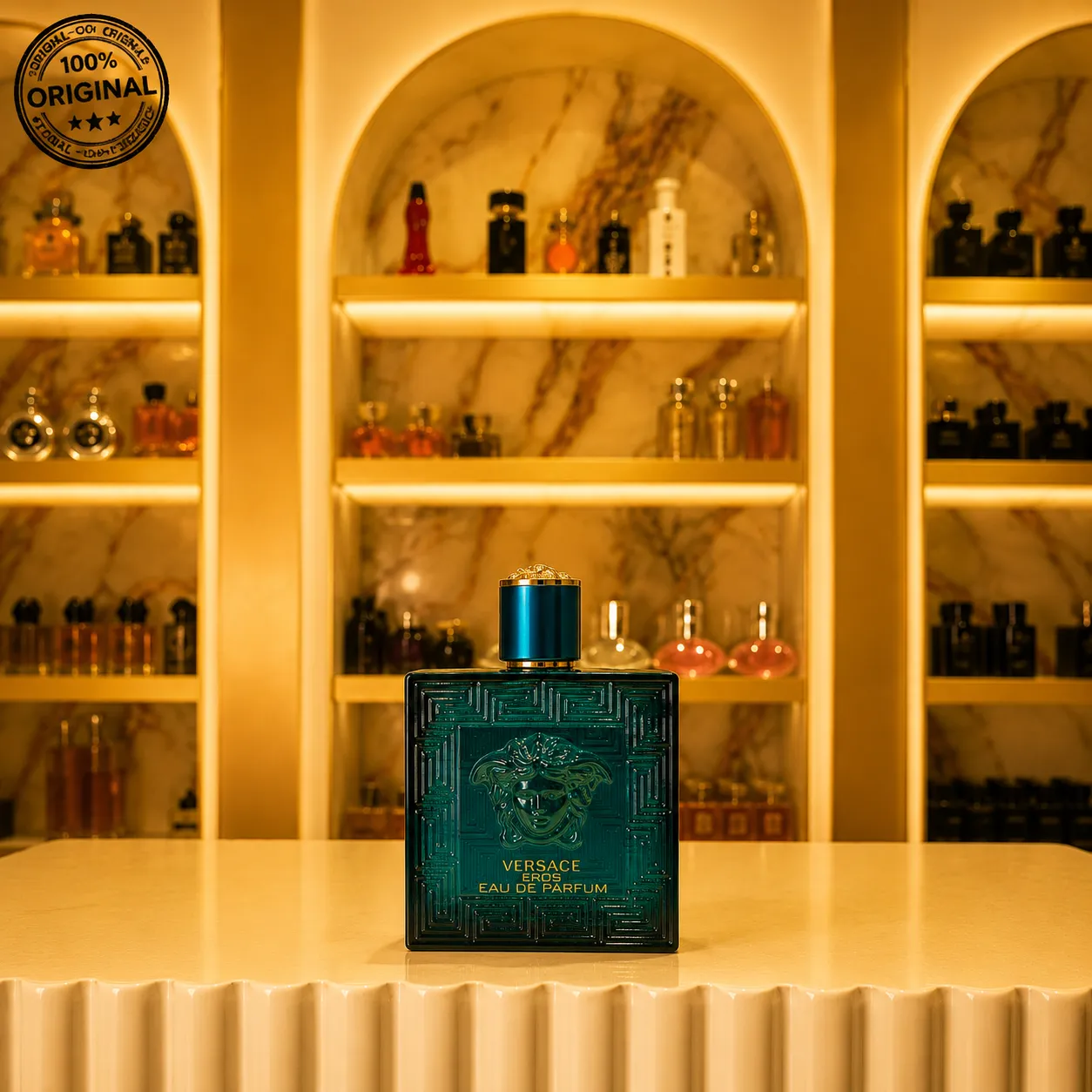 Versace Eros 100ml- Price 6000- for men Versace Eros Parfum 100ml - Image 1